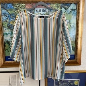 Women’s striped blouse- never worn!